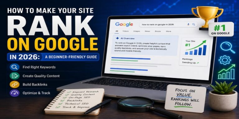 How to Make Your Site Rank on Google in 2026: A Beginner-Friendly Guide