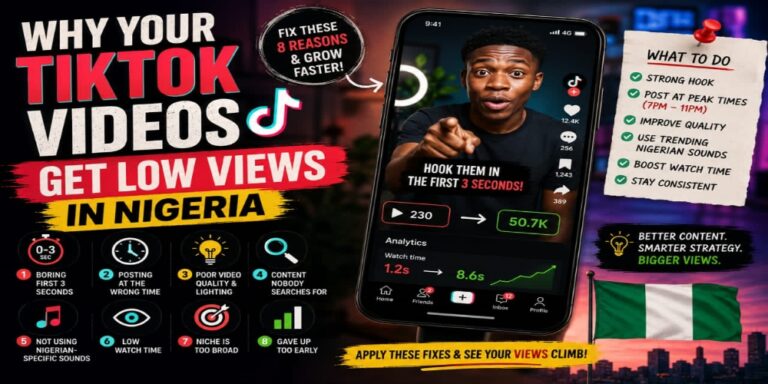 Why Your TikTok Videos Get Low Views in Nigeria