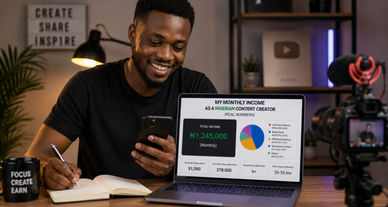 My Monthly Income as a Nigerian Content Creator (Real Numbers)