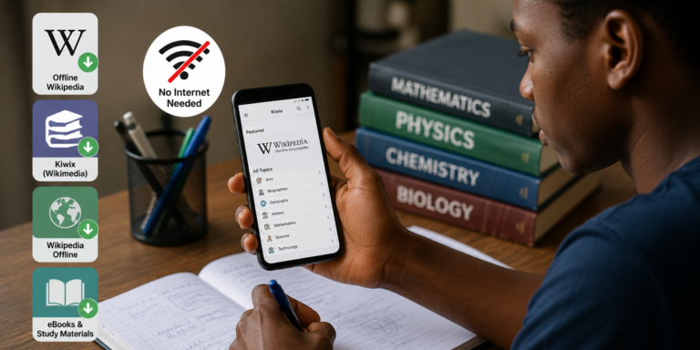 Best Offline Wikipedia and Study Apps for Students in Nigeria (No Internet Needed)