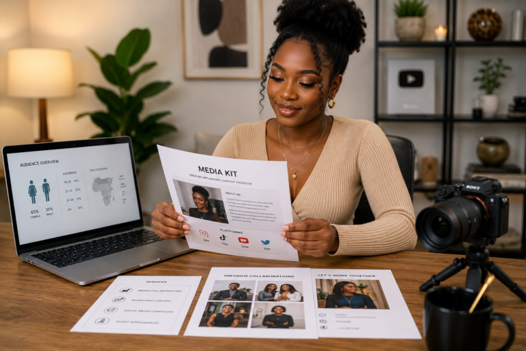 How to Create a Media Kit as a Nigerian Content Creator