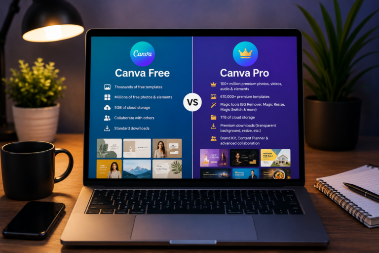 Canva Free vs Canva Pro: Is It Worth Paying as a Nigerian Creator